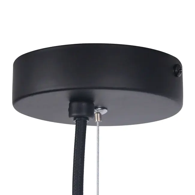Pendant lamp with white glass - Kozma