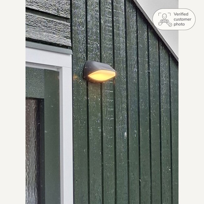 Industrial outdoor wall light Jessy - black