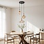 Industrial pendant lamp with Amber glass, 3-light - Trinidad