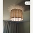 Ceiling light Celie with pleated linen shade in beige
