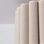 Ceiling light Celie with pleated linen shade in beige