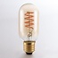 Dimmable E27 LED tubular bulb T45 with amber glass 4W 1800K