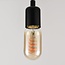 Dimmable E27 LED tubular bulb T45 with amber glass 4W 1800K