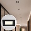 6W square downlight with adjustable colour temperature - 120 x 120 mm