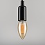 E14 dimmable LED filament candle bulb C35 with amber glass 4.5W 2200K