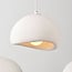 5-light Wabi-Sabi pendant light Klori white stone effect