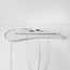5-light Wabi-Sabi pendant light Klori white stone effect