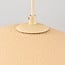 5-light Wabi-Sabi pendant light Klori sand beige stone effect