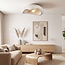 Wabi Sabi ceiling lamp Ishi with stone effect 60 cm in white