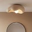 Ceiling light Ishi with stone effect - sand beige