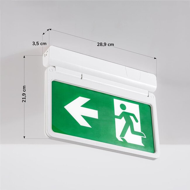 Adjustable emergency lighting with four pictograms - LX003