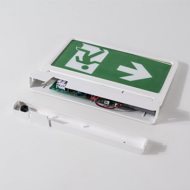 Adjustable emergency lighting with four pictograms - LX003