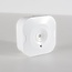 Surface-mounted square emergency lighting spotlight - LX008