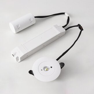 Round recessed spotlight with interchangeable lens - LX009
