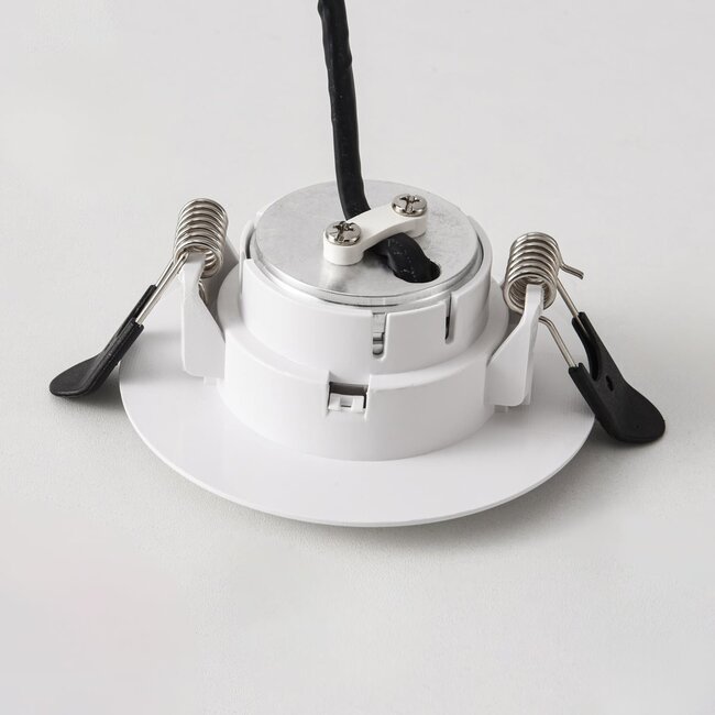 Round recessed spotlight with interchangeable lens - LX009
