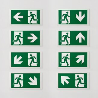 Emergency lighting legends for OTG-FF-6, OTG-VV-5 and OTG-HH-1