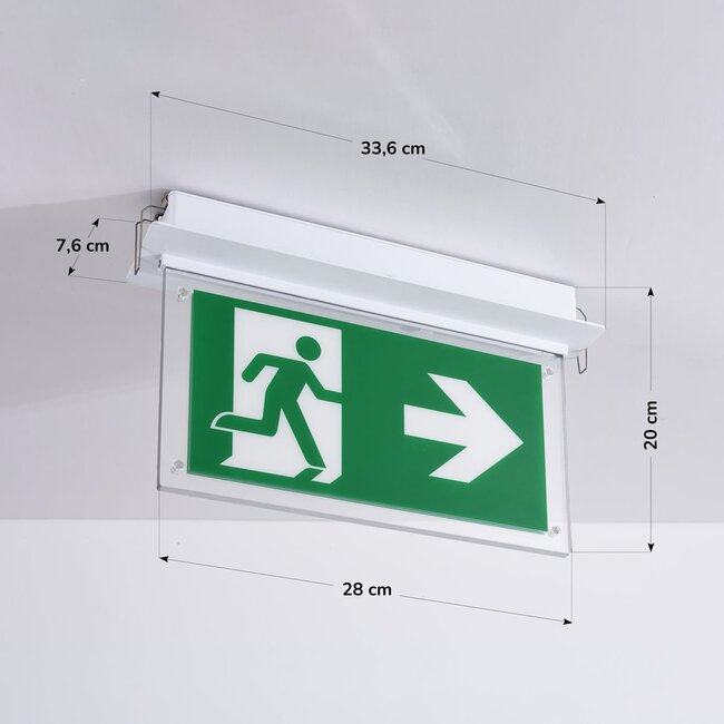 Recessed emergency lighting OTG-HH-1