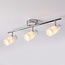 Modern ceiling spotlight silver, 3 lights - Kali (E14 socket)