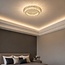 Luxury crystal LED ceiling light, 3-step dimmable - Diamond