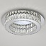 Luxury crystal LED ceiling light, 3-step dimmable - Diamond