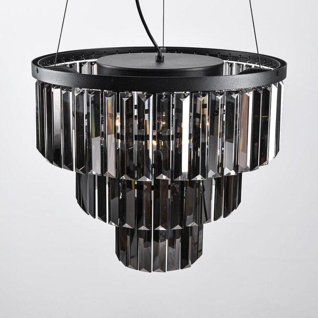 Luxury Black pendant lamp - Crystal