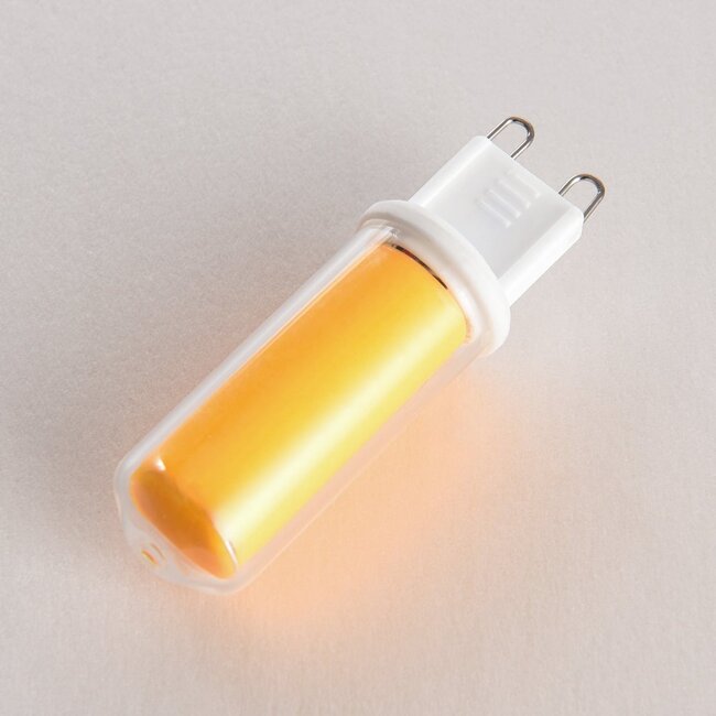 Dimmable G9 LED spotlight, clear glass, 2700K, 4.2W