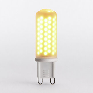 Dimmable G9 LED spotlight, frosted glass, 2700K, 4.2W