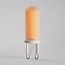 Dimmable G9 LED spotlight, frosted glass, 2700K, 4.2W