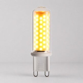 Dimmable G9 LED spotlight, clear glass, 2700K, 2.2W