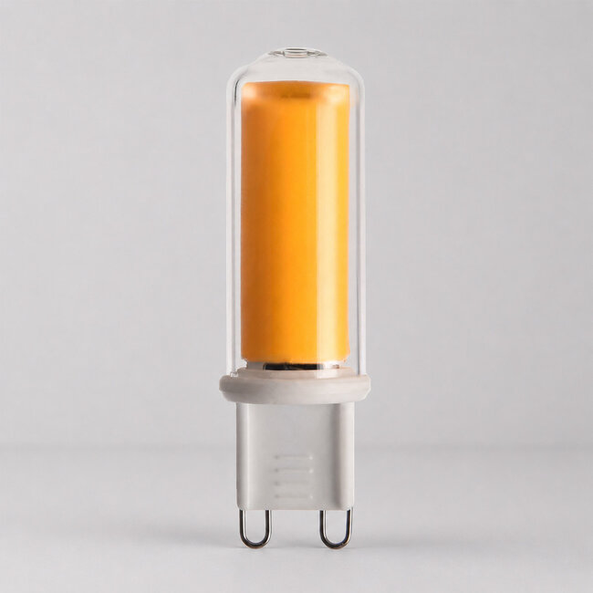 Dimmable G9 LED spotlight, clear glass, 2700K, 2.2W
