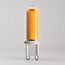 Dimmable G9 LED spotlight, clear glass, 2700K, 2.2W