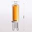 Dimmable G9 LED spotlight, clear glass, 2700K, 2.2W