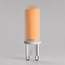 Dimmable G9 LED spotlight, opal white glass, 2700K, 2.2W