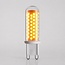 Dimmable G9 LED spotlight, 2.2W, clear glass, 2000K