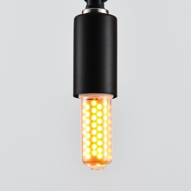 Dimmable G9 LED spotlight, 4.2W, clear glass, 2000K