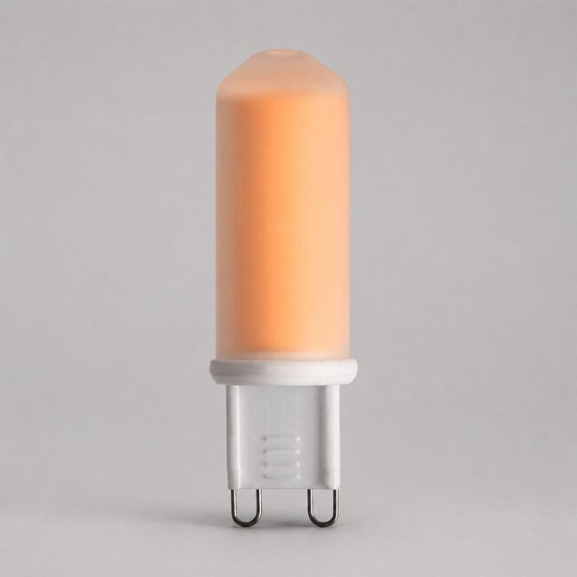 Dimmable G9 LED spotlight, 2.2W, 2000K, frosted glass