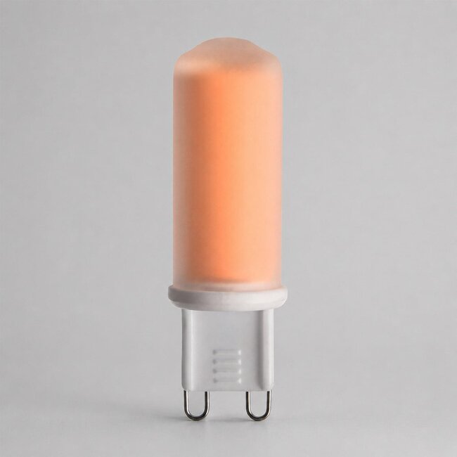 Dimmable G9 LED spotlight, 4.2W, frosted glass, 2000K