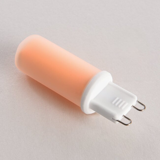 Dimmable G9 LED spotlight, 4.2W, frosted glass, 2000K