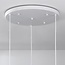 3-light Wabi-Sabi pendant lamp Ishi with White Stone effect - 3 x 40 cm
