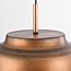 Modern hanging lamp in black with gold tone - New York