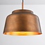 Modern hanging lamp in black with gold tone - New York