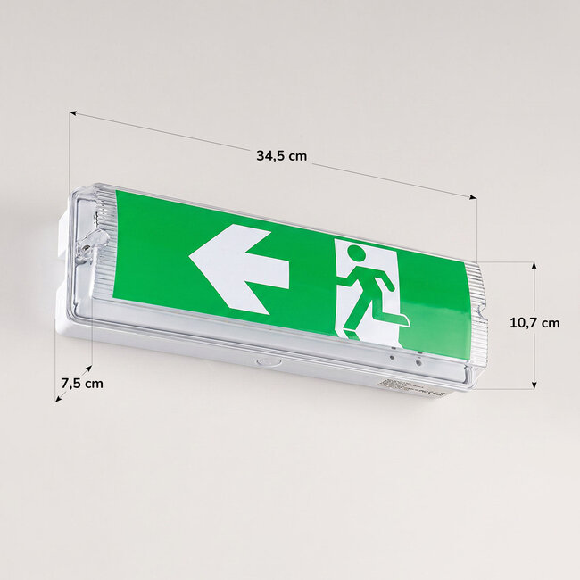 6 watt surface-mounted emergency lighting OTG-GG-9