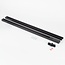 Modern 1.5 metre single-phase track lighting system with Jazz spotlights - ceiling lights