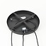 3-light pendant light Kristos with glass crystals