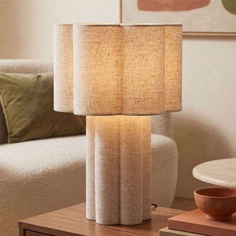 Table lamps for the bedside table