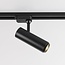 Modern 3-metre single-phase track lighting system with Jazz spotlights - ceiling lights
