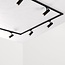 Modern 3-metre single-phase track lighting system with Jazz spotlights - ceiling lights