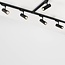 Modern 3-metre single-phase track lighting system with Jazz spotlights - ceiling lights