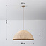 Pendant light Norinda with woven rattan - natural