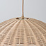 Pendant light Norinda with woven rattan - natural